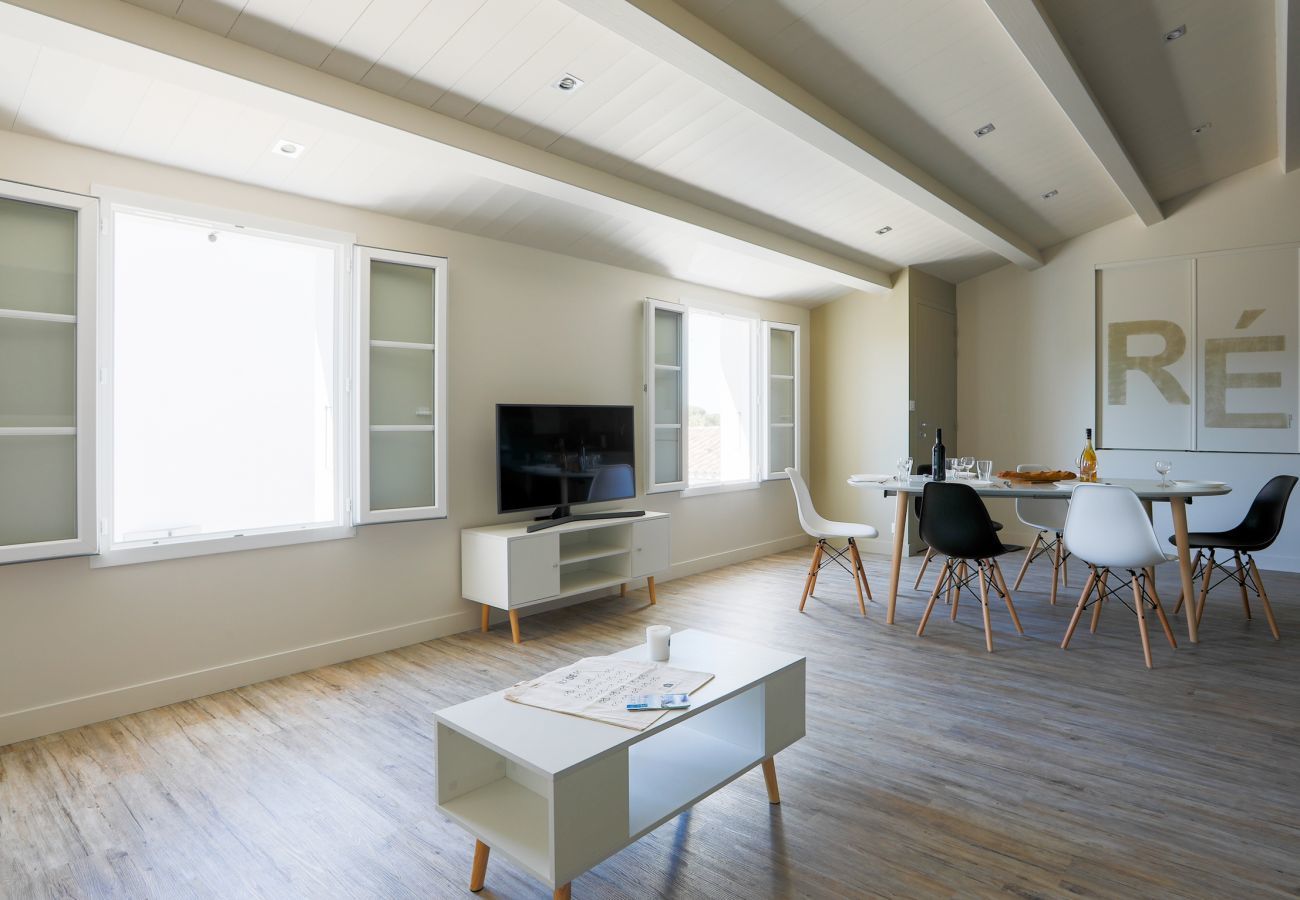 Ferienwohnung in Le Bois-Plage-en-Ré - Helle Wohnung für 6 Personen