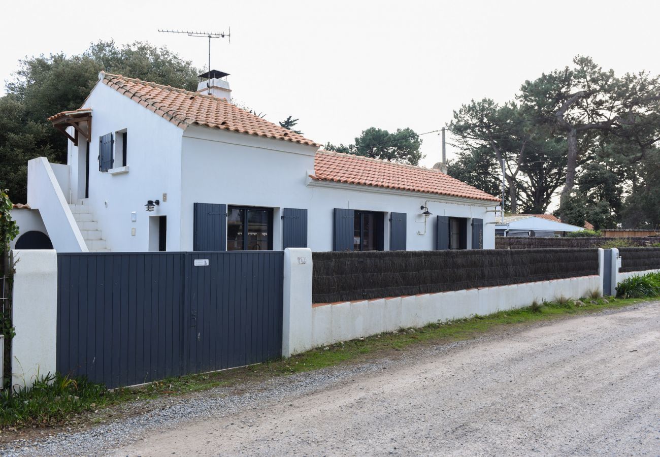 Ferienhaus in Noirmoutier-en-l´Ile - 550m zum Strand von La Clère - Haus für 6