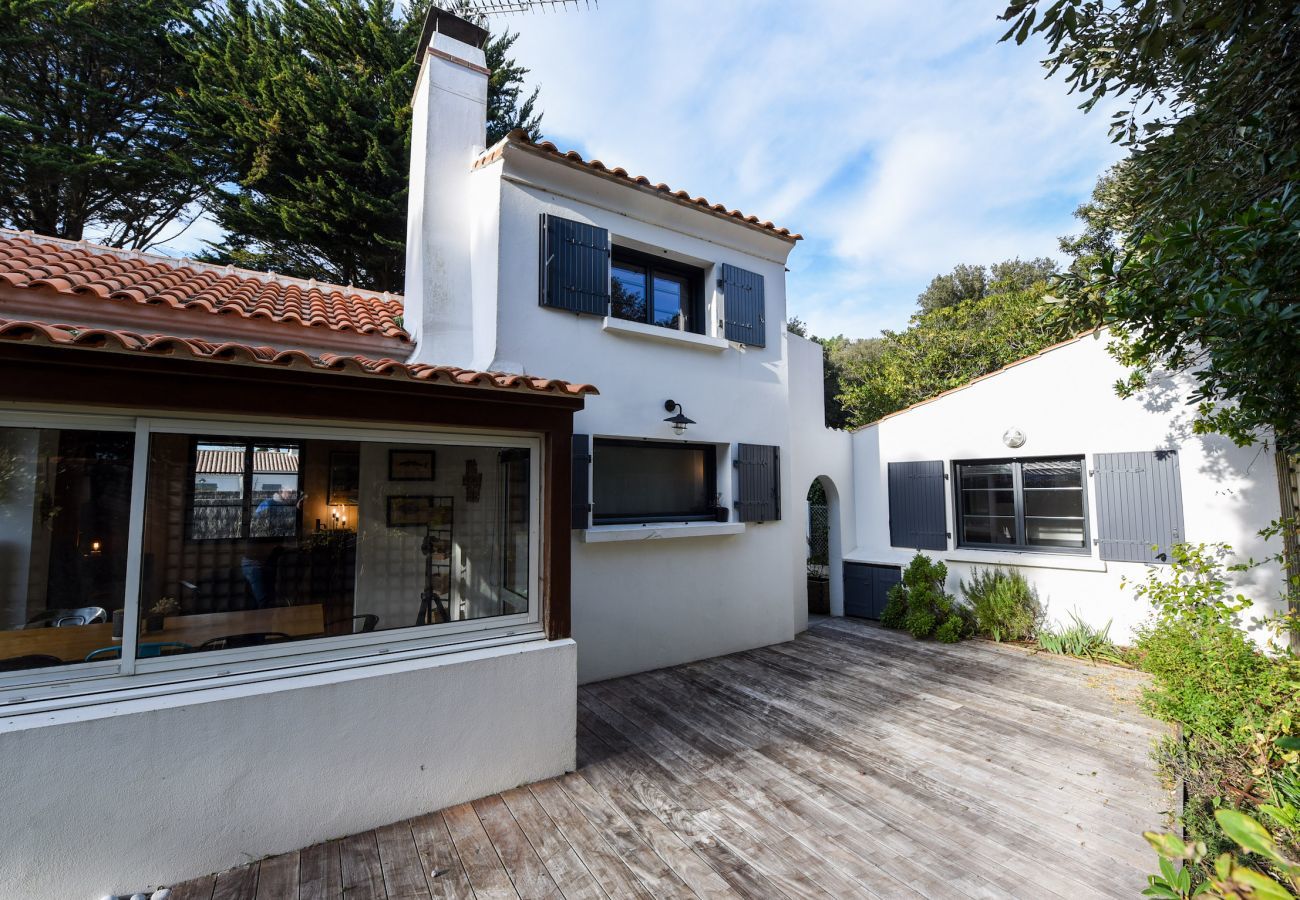 Ferienhaus in Noirmoutier-en-l´Ile - 550m zum Strand von La Clère - Haus für 6