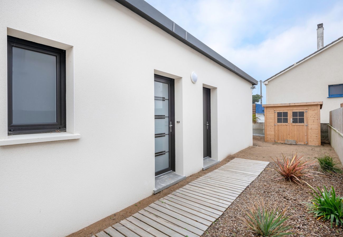 Ferienhaus in Saint-Michel-Chef-Chef -  Neues Haus am Meer - 15 m vom Strand entfernt