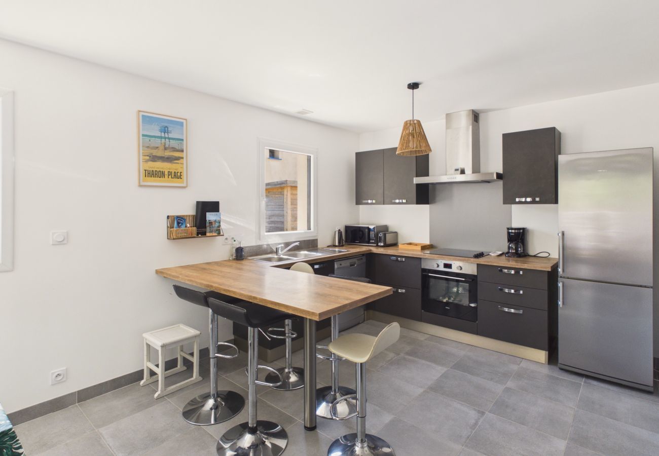 Ferienhaus in Saint-Michel-Chef-Chef -  Neues Haus am Meer - 15 m vom Strand entfernt
