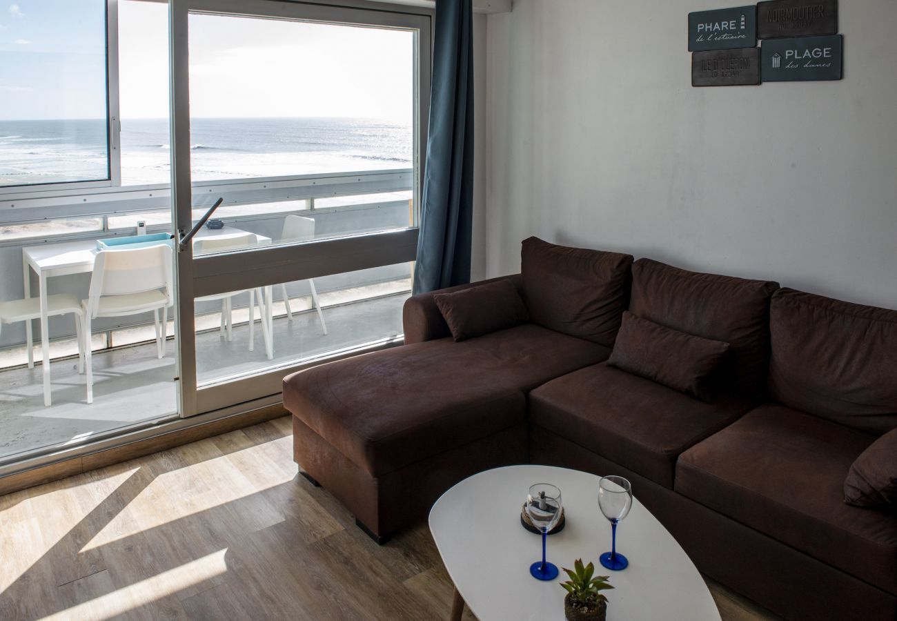 Ferienwohnung in Saint-Hilaire-de-Riez - Whonung für 4, Meerblick