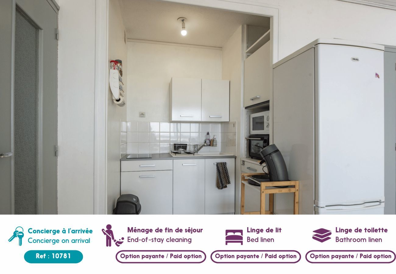 Ferienwohnung in Saint-Hilaire-de-Riez - Whonung für 4, Meerblick