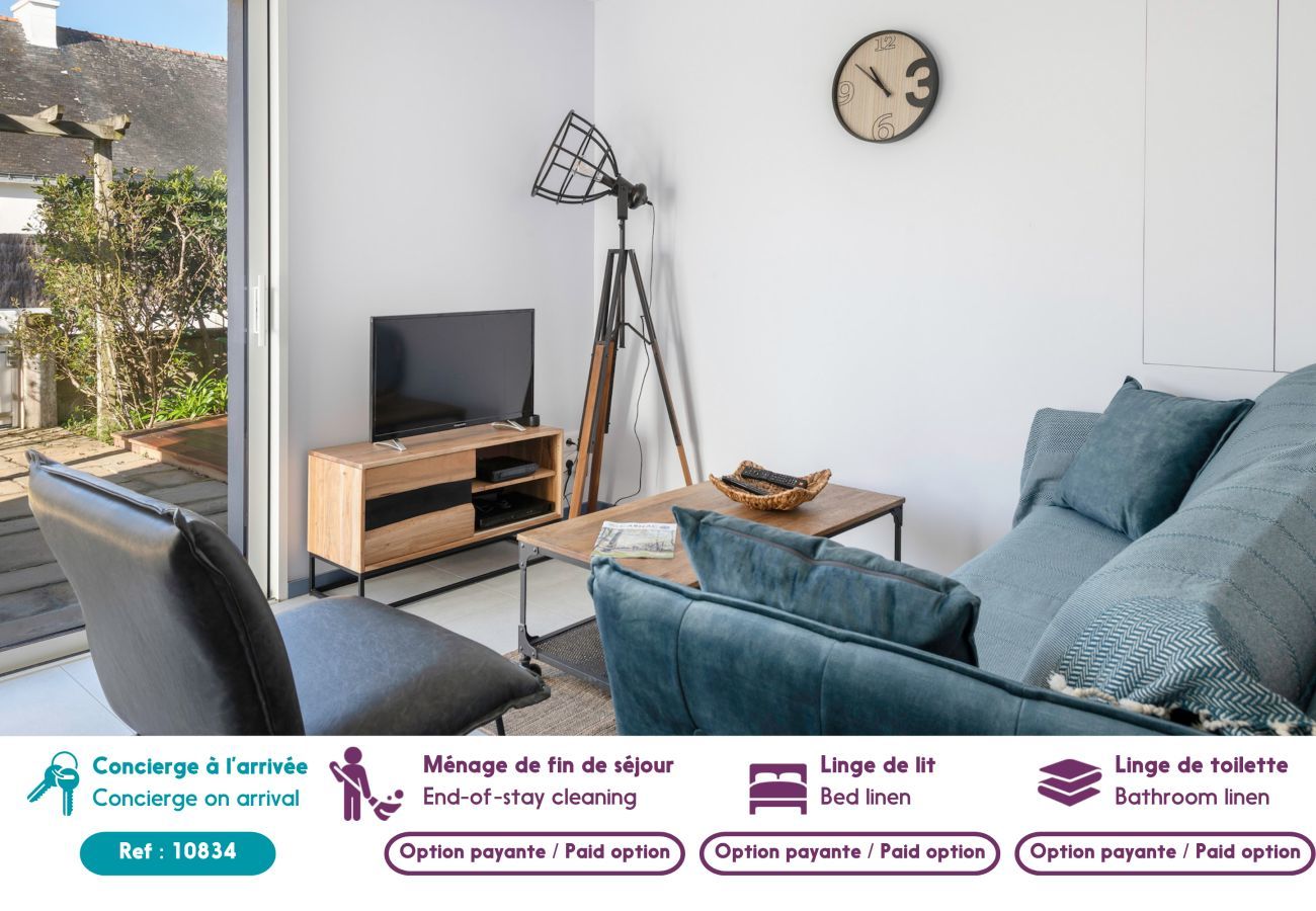 Ferienhaus in Carnac - 300m vom Meer entfern, gemütliches Haus für 4