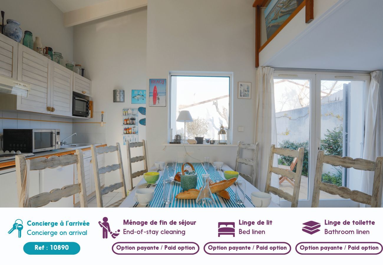 Ferienhaus in Les Portes-en-Ré - Familienhaus für 6 in Les Portes en Ré