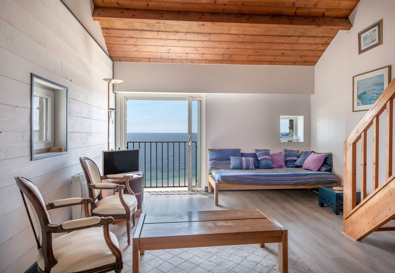 Ferienwohnung in Arzon - Superb Meerblick - Urlaub für 5 Personen in Arzon