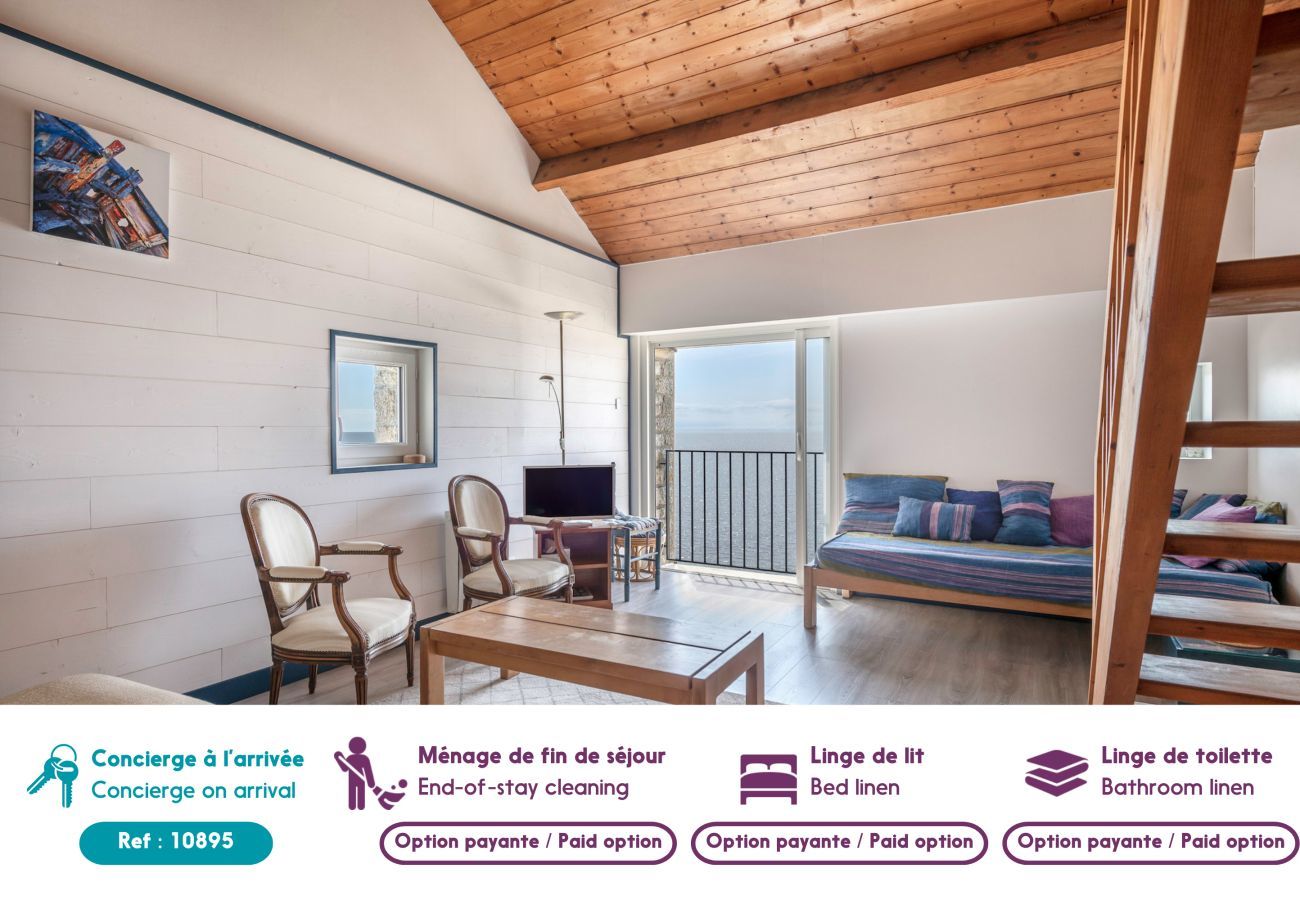 Ferienwohnung in Arzon - Superb Meerblick - Urlaub für 5 Personen in Arzon