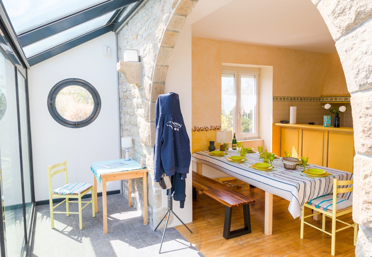 Ferienhaus in Treffiagat - Treffiagat - Großes Haus für 9 - Garten