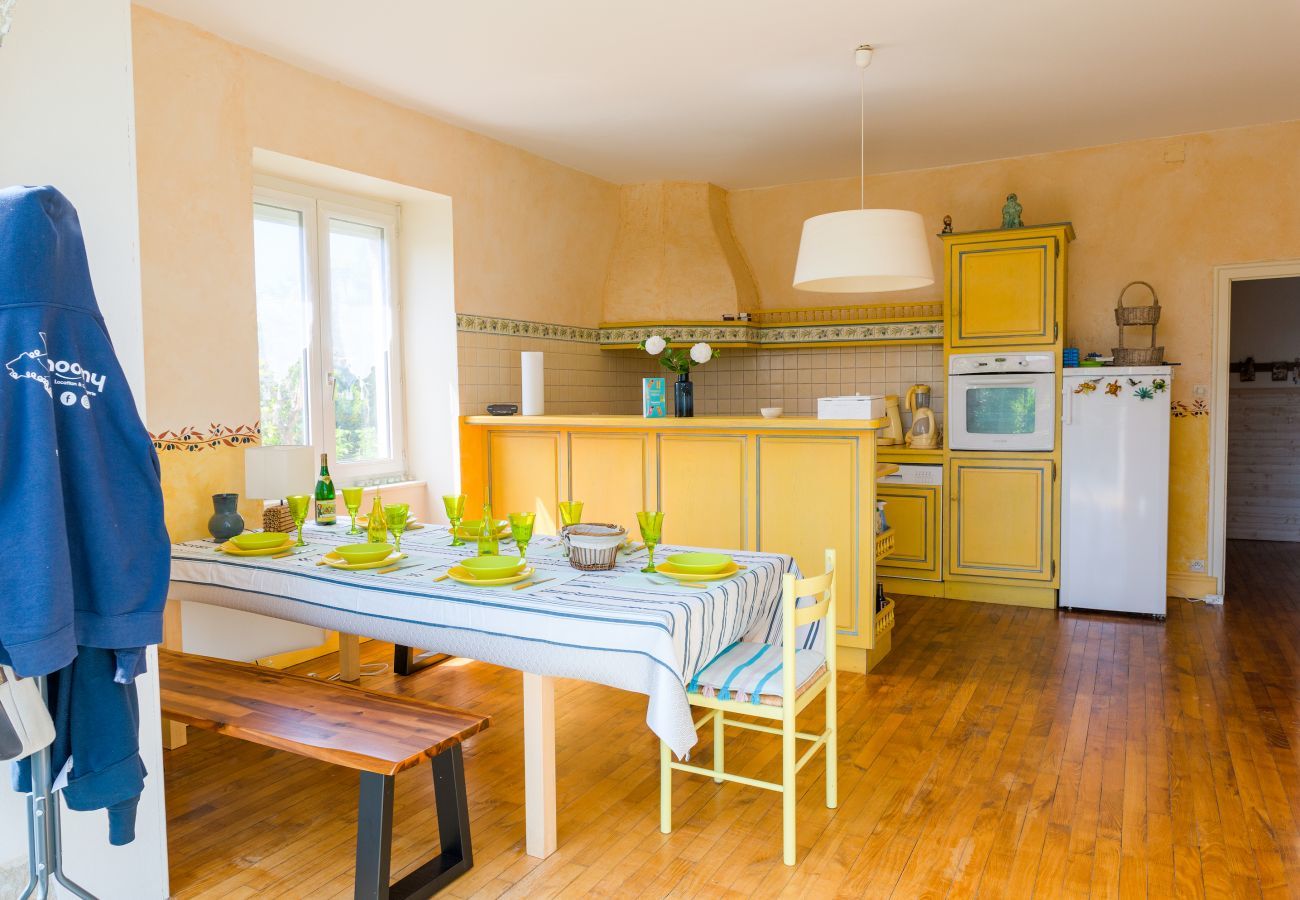 Ferienhaus in Treffiagat - Treffiagat - Großes Haus für 9 - Garten