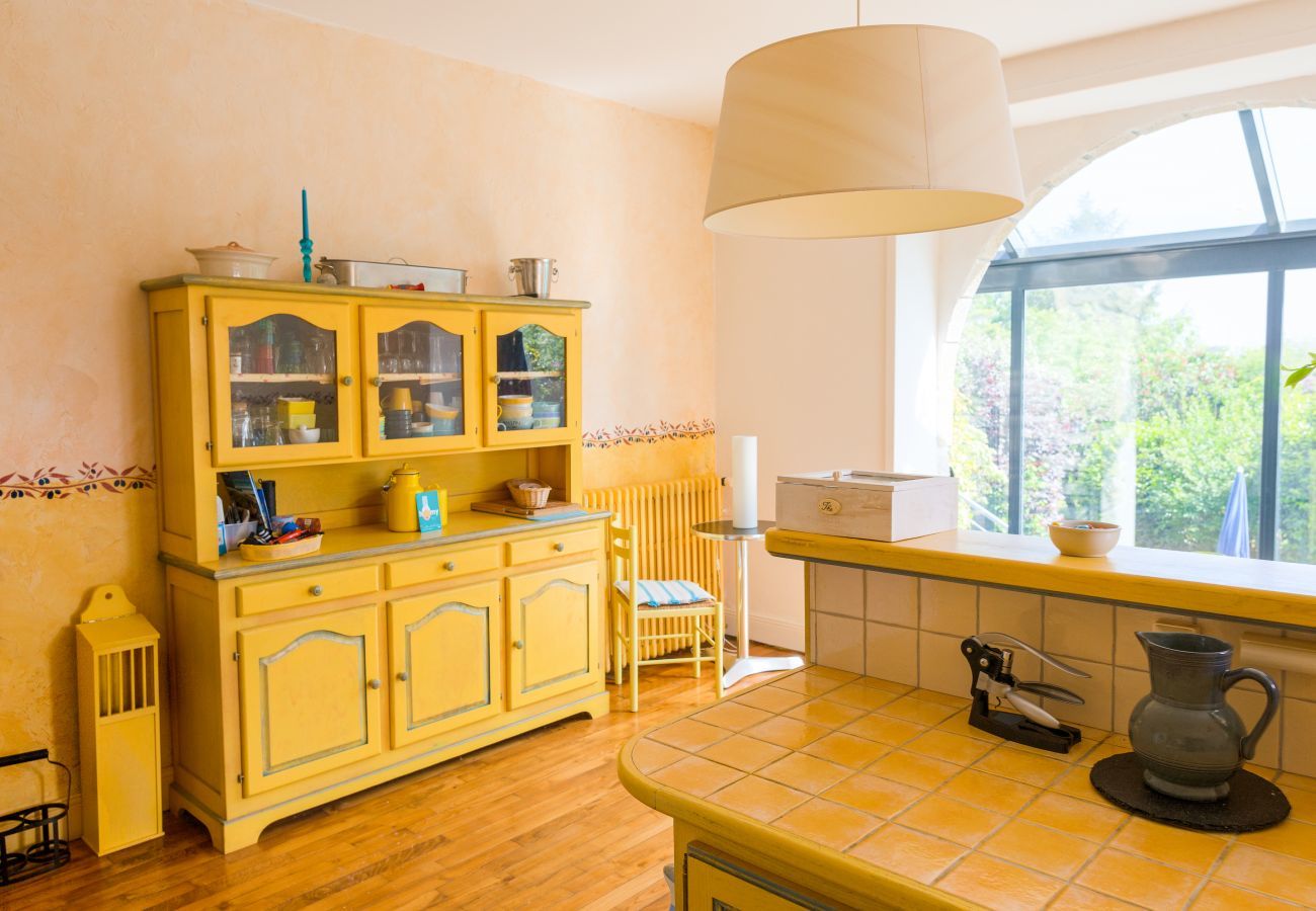 Ferienhaus in Treffiagat - Treffiagat - Großes Haus für 9 - Garten