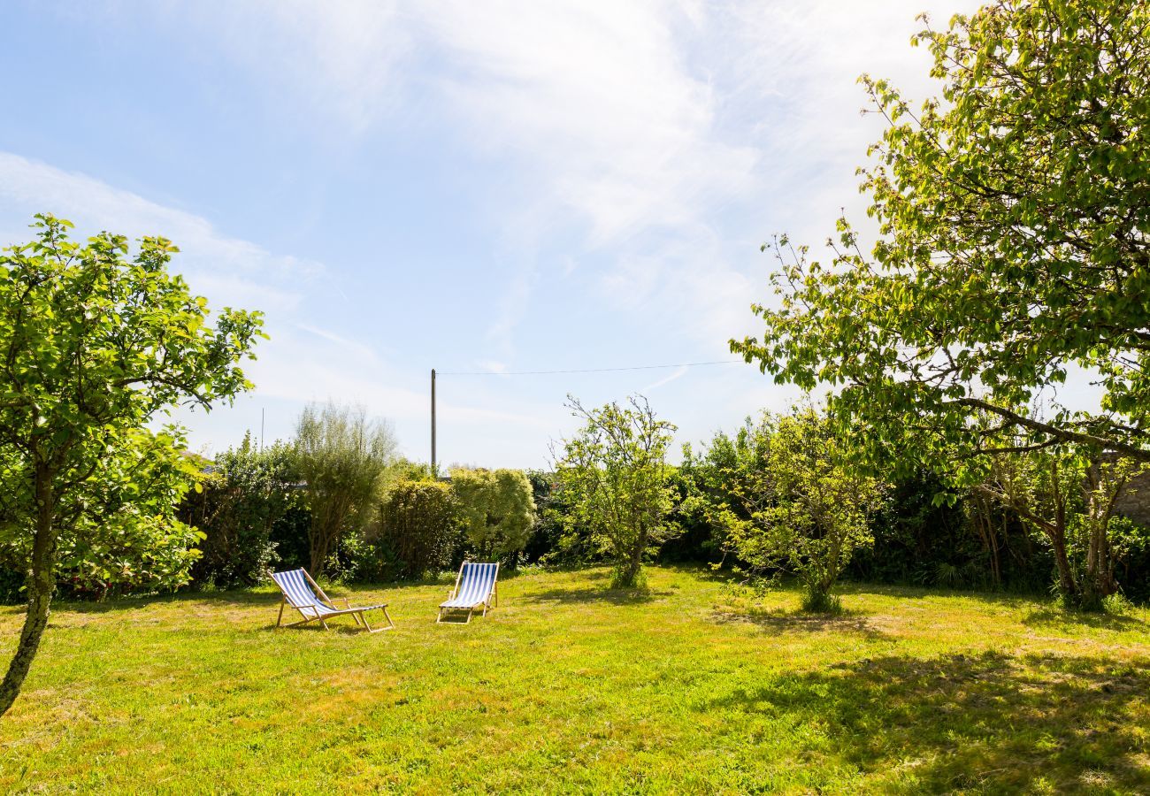 Ferienhaus in Treffiagat - Treffiagat - Großes Haus für 9 - Garten