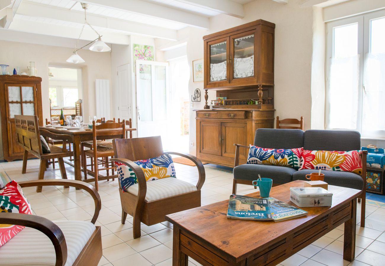 Ferienhaus in Penmarch - Haus für 5, in Kérity, 80m vom Strand entfernt