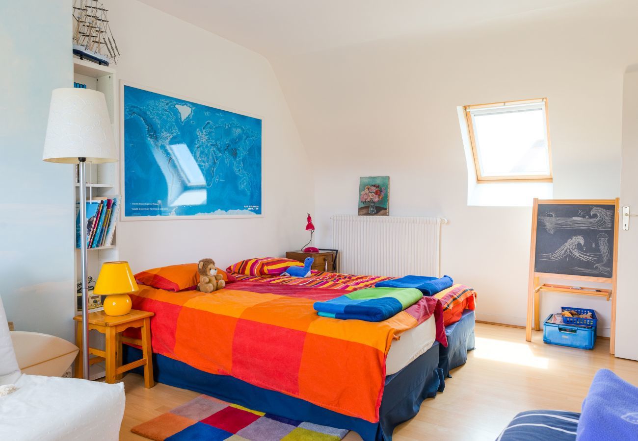 Ferienhaus in Penmarch - 600m vom Strand entfernt, Familienhaus für 9