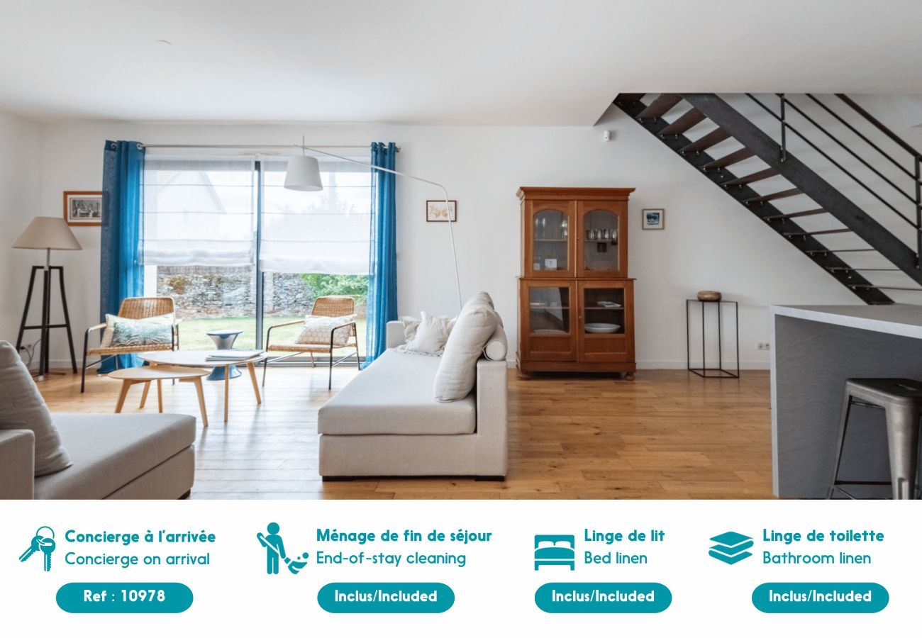 Ferienhaus in Nantes - Belle maison familiale, contemporaine avec piscine