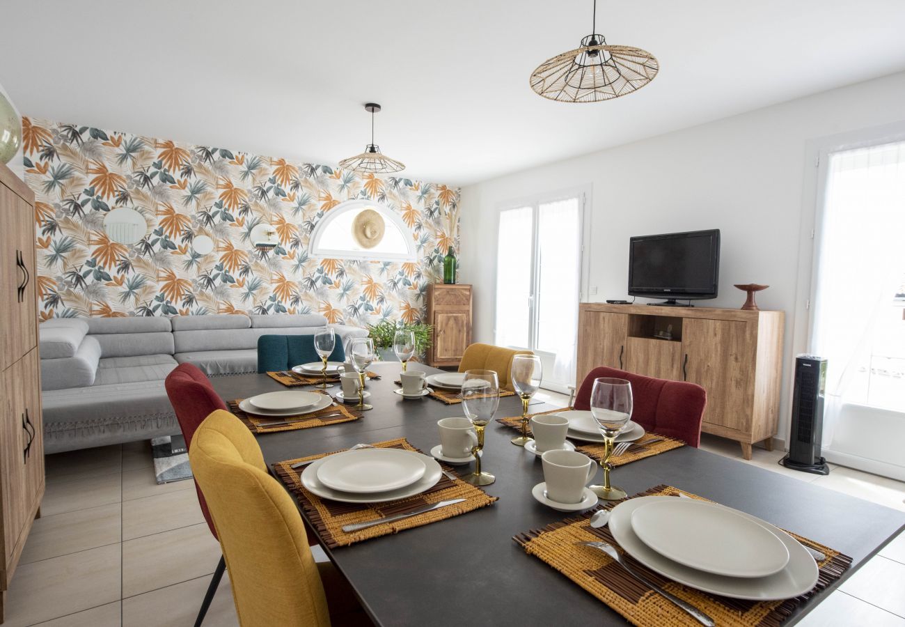 Ferienhaus in Saint-Hilaire-de-Riez - Haus für 6 zwischen Salzgärten und Stränden