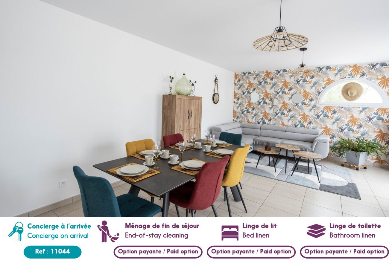 Ferienhaus in Saint-Hilaire-de-Riez - Haus für 6 zwischen Salzgärten und Stränden