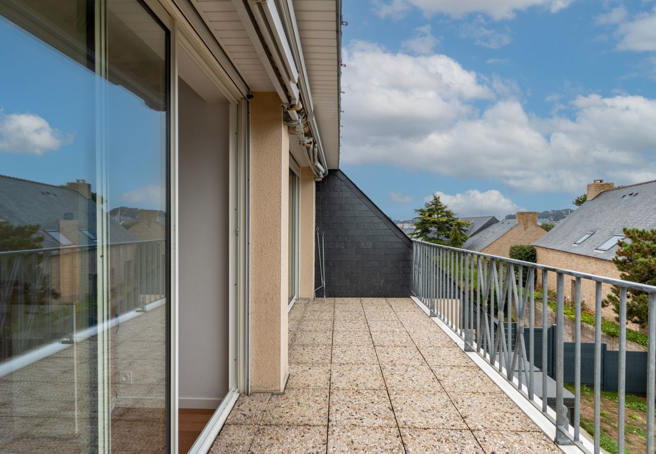 Ferienhaus in Arzon - Buntes Haus mit Whirlpool - 300m zum Strand