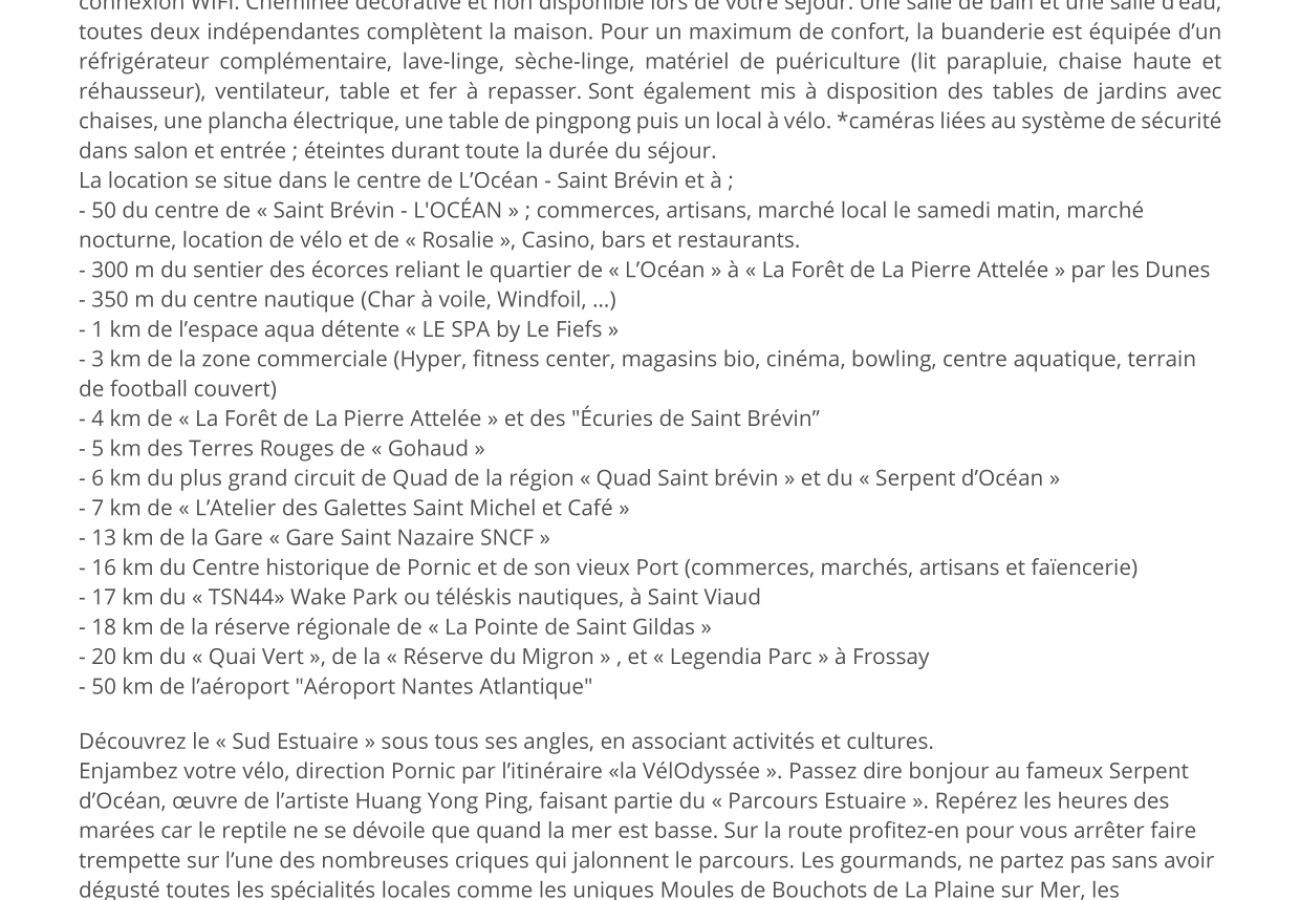 Ferienhaus in Saint-Brevin-les-Pins -  Familienvilla 300 m vom Strand L’Océan entfernt