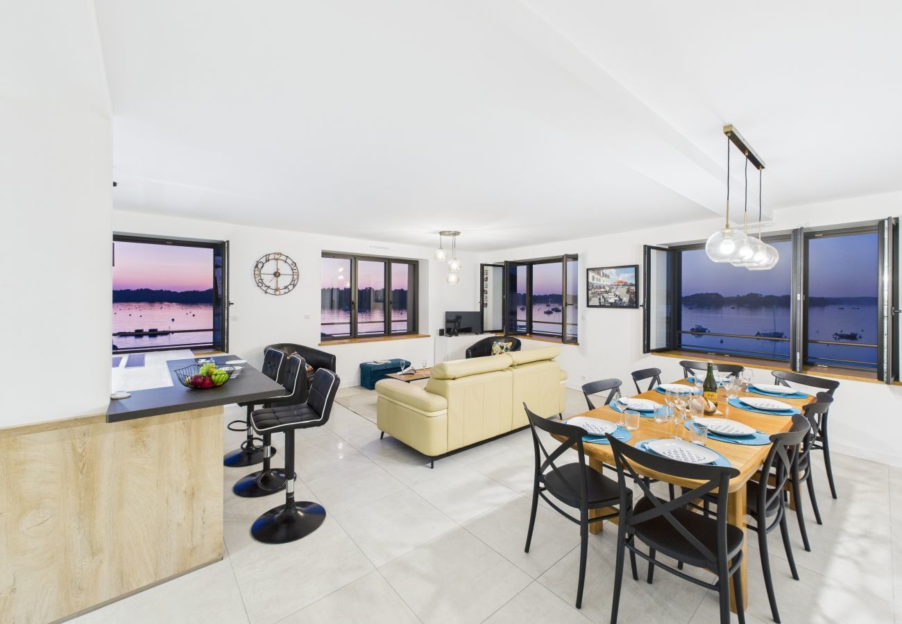 Ferienwohnung in Ile Tudy - Meerblick – Helle Wohnung fur 7