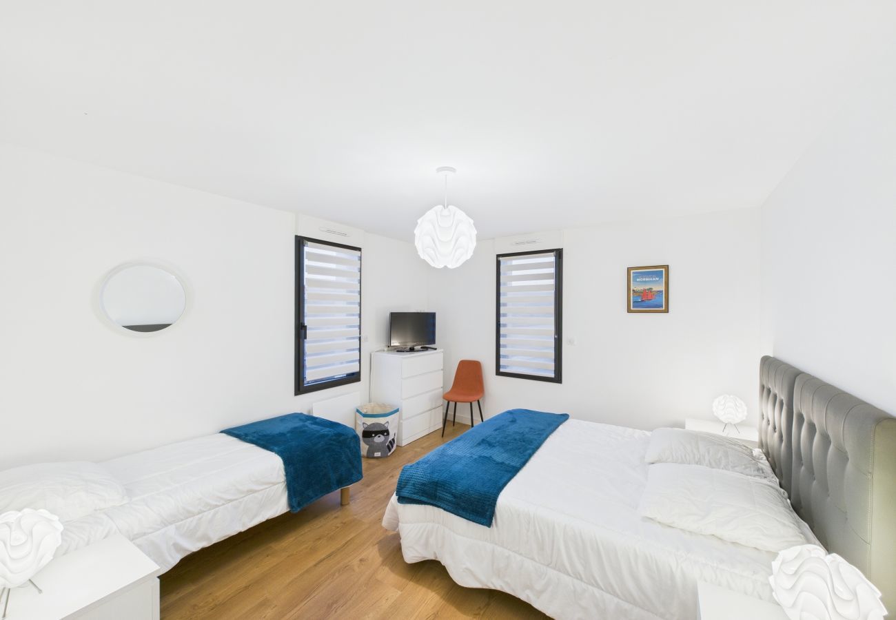 Ferienwohnung in Ile Tudy - Meerblick – Helle Wohnung fur 7