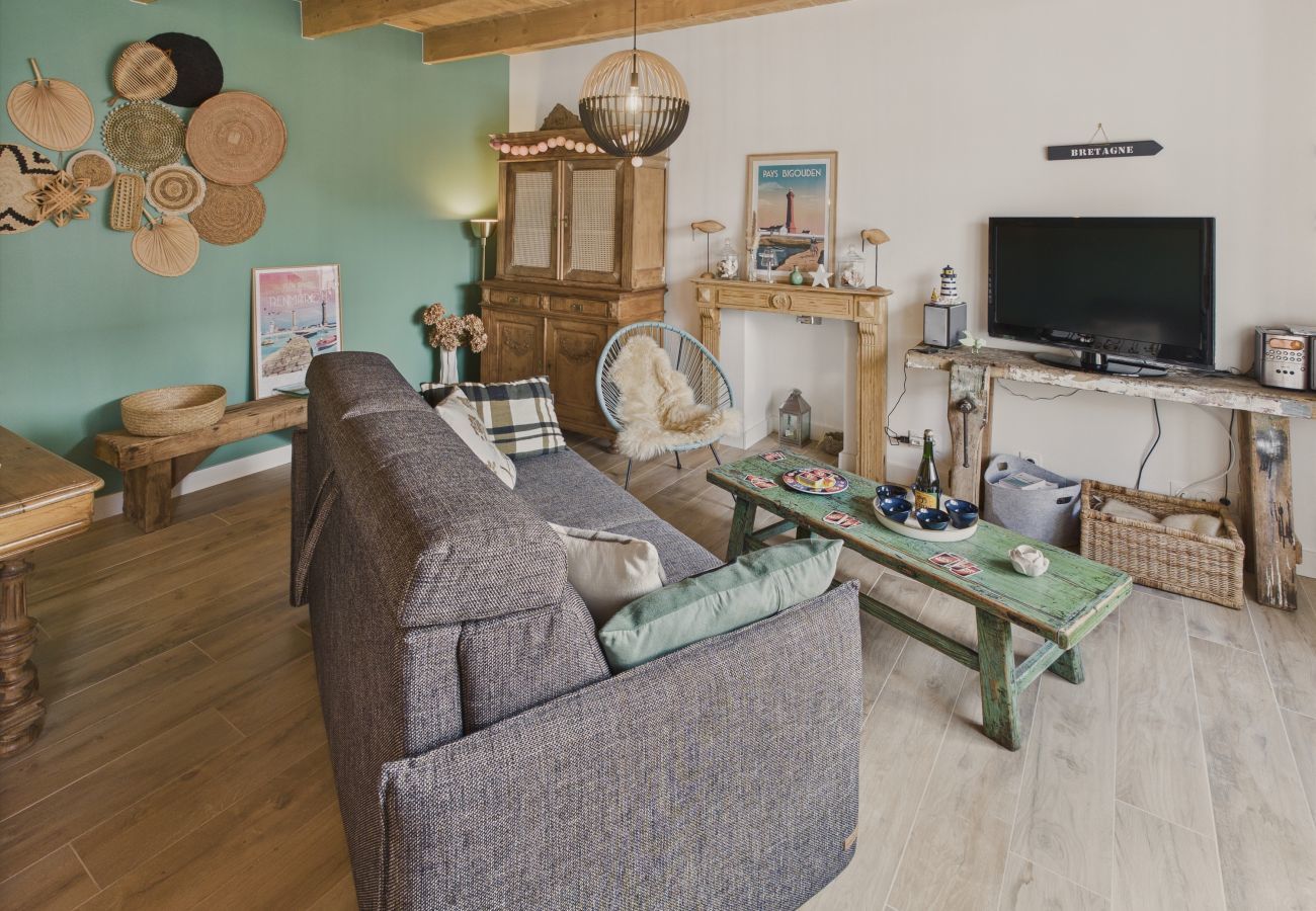 Ferienhaus in Le Guilvinec - Haus für 6 klassifiziert 3* - Terrasse - Guilvinec