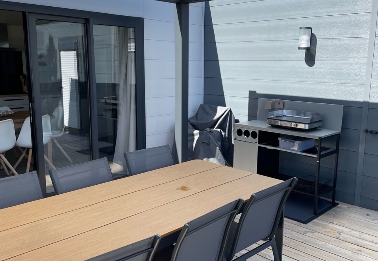 Chalet in Bretignolles-sur-Mer - Chalet für 6 – Anwesen mit beheiztem Pool