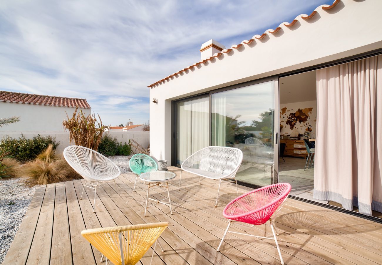 Ferienhaus in Noirmoutier-en-l´Ile - Haus für 9 Personen - Jacuzzi - 300m zum Strand
