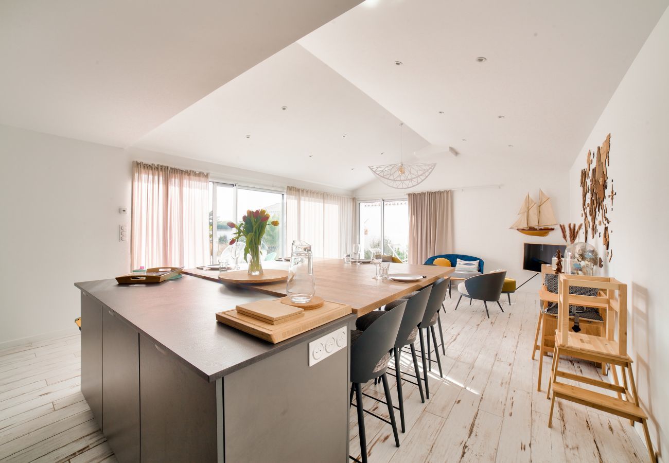 Ferienhaus in Noirmoutier-en-l´Ile - Haus für 9 Personen - Jacuzzi - 300m zum Strand