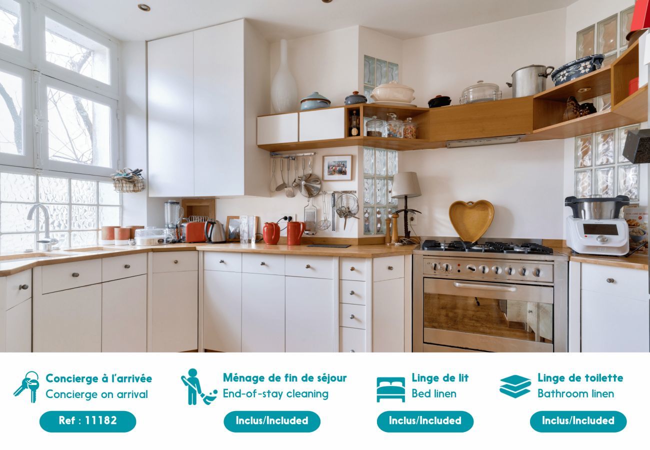 Ferienwohnung in Nantes - Charmante Wohnung im Stadtzentrum für 6 Pers.