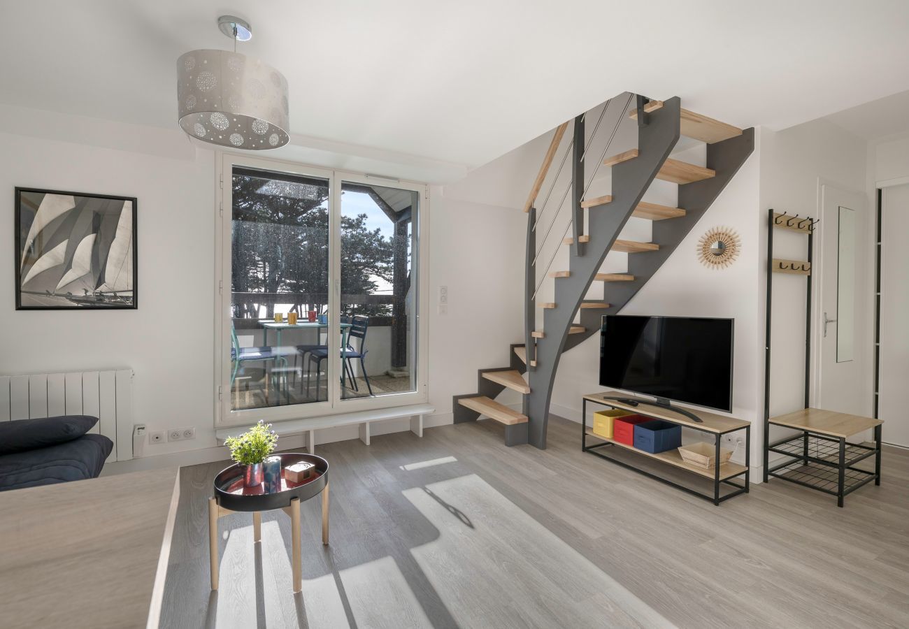 Ferienwohnung in Pornichet -  Apartment mit Meerblick und Füßen im Wasser!