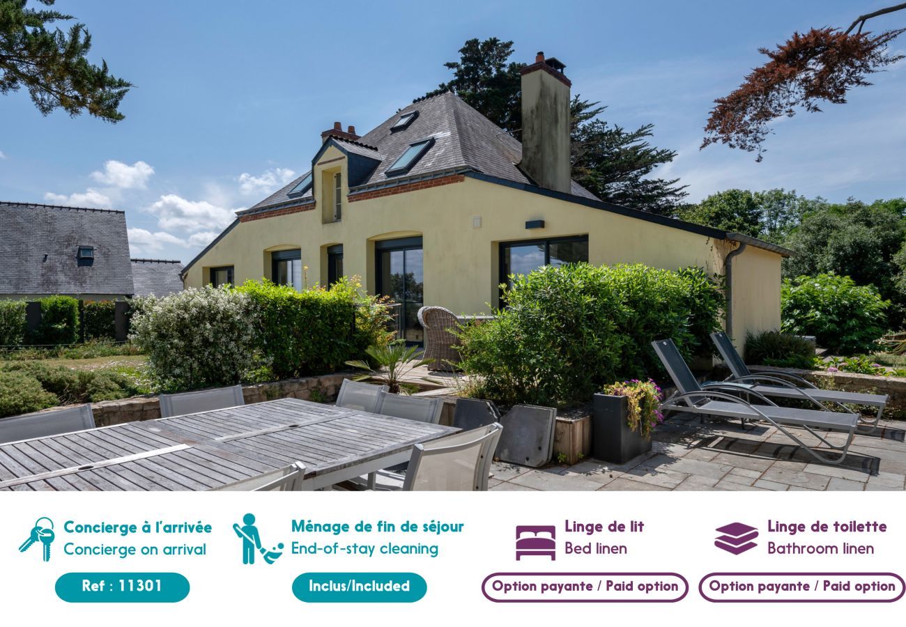 Ferienhaus in Arzon - Familienhaus für 8 mit Blick auf den Golf