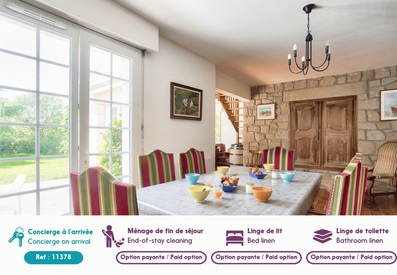 Ferienhaus in Erquy - Erquy- Familienhaus für 9- Ruhige Lage