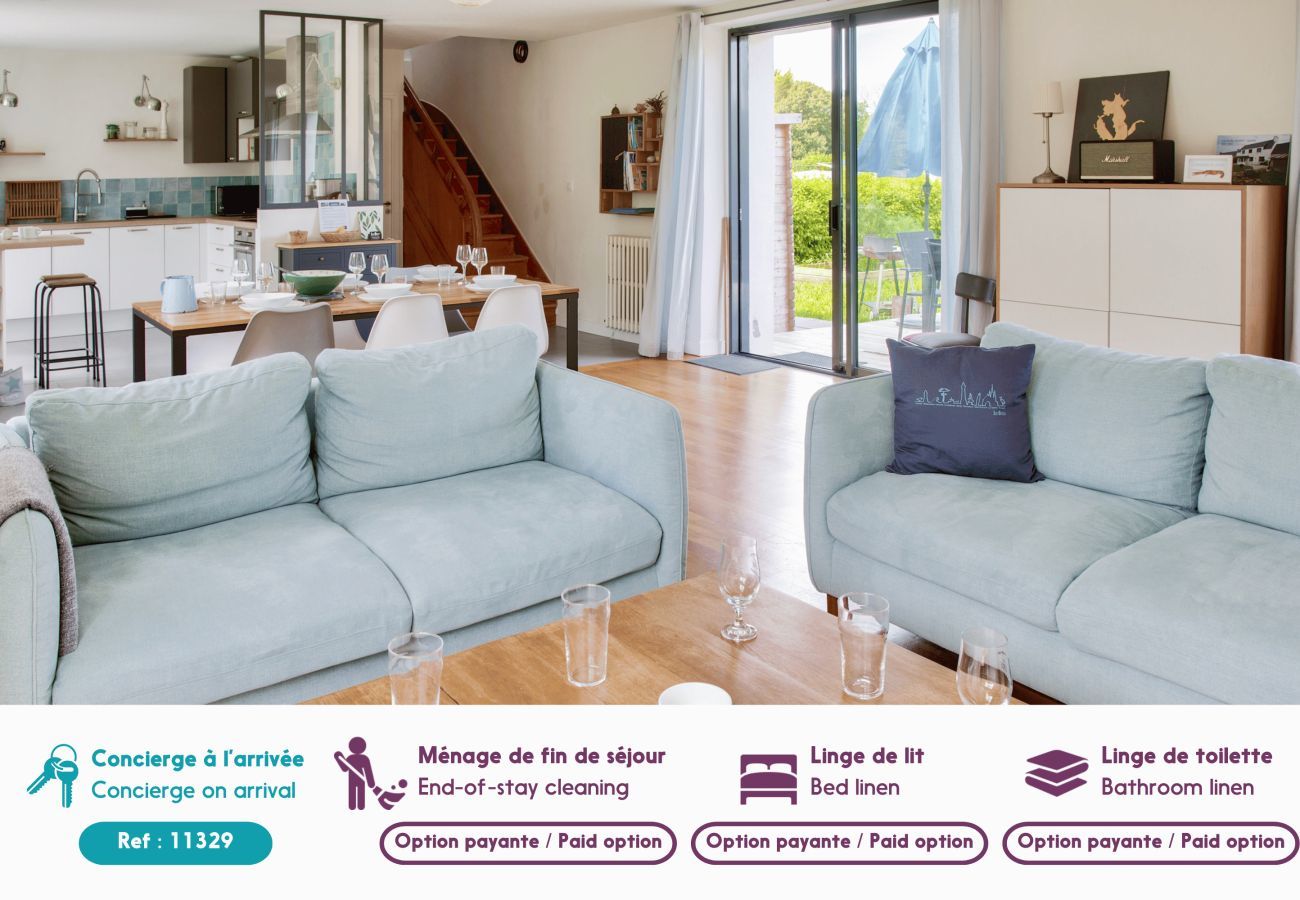 Ferienhaus in Loctudy - House for 7 - Large garden - 950m from the beach
