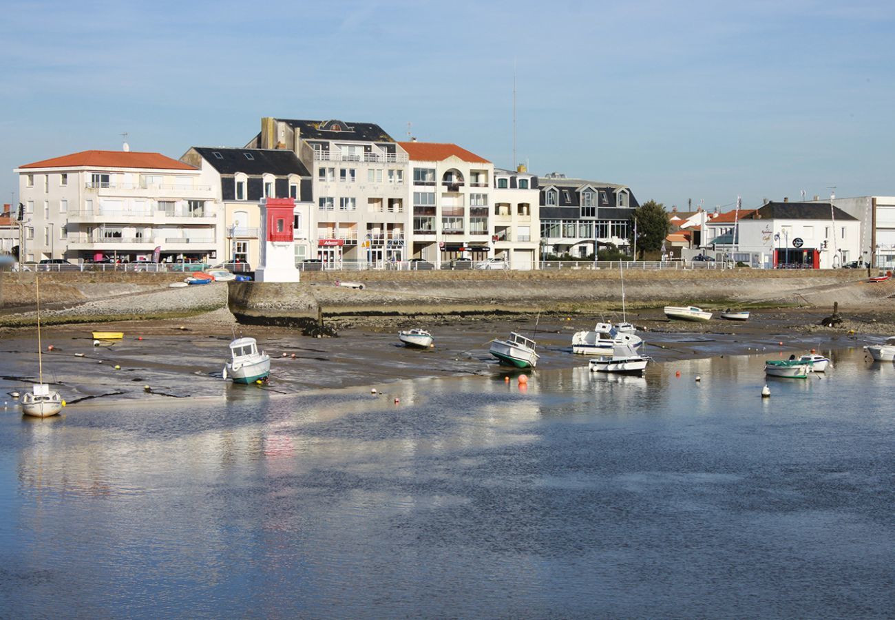 Ferienwohnung in Saint-Gilles-Croix-de-Vie - Wohnung für 4 mit Meerblick und Balkon