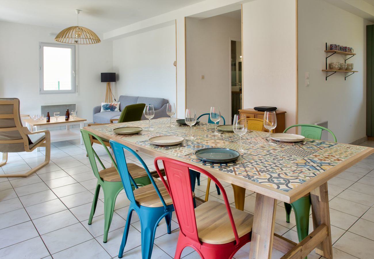 Ferienhaus in Ile Tudy - 400m vom Strand von Le Téven, Haus für 6