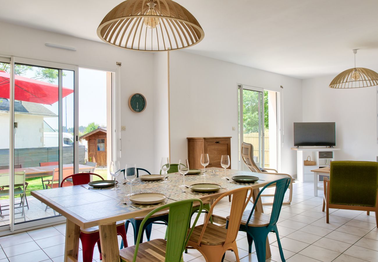 Ferienhaus in Ile Tudy - 400m vom Strand von Le Téven, Haus für 6
