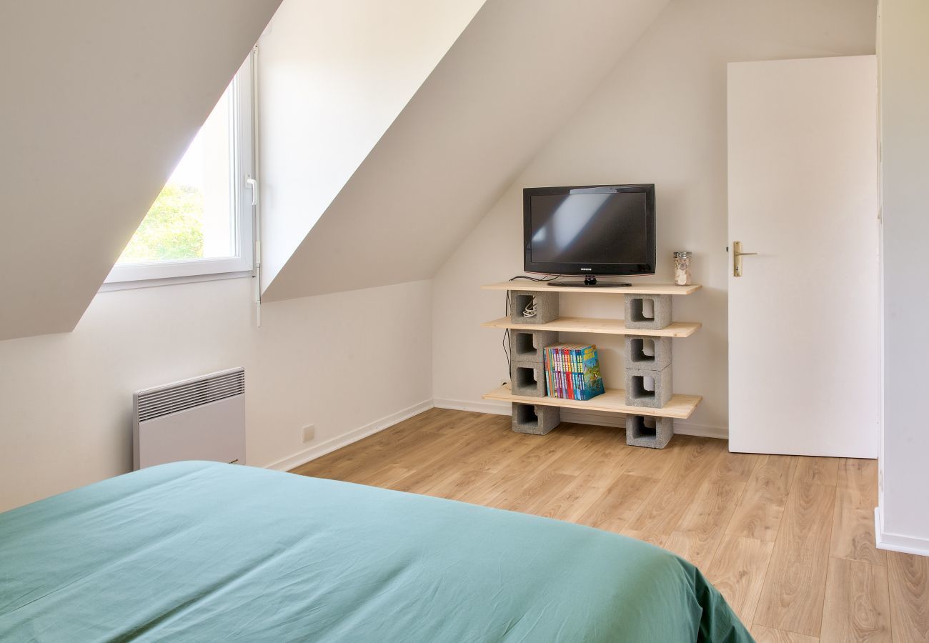 Ferienhaus in Ile Tudy - 400m vom Strand von Le Téven, Haus für 6
