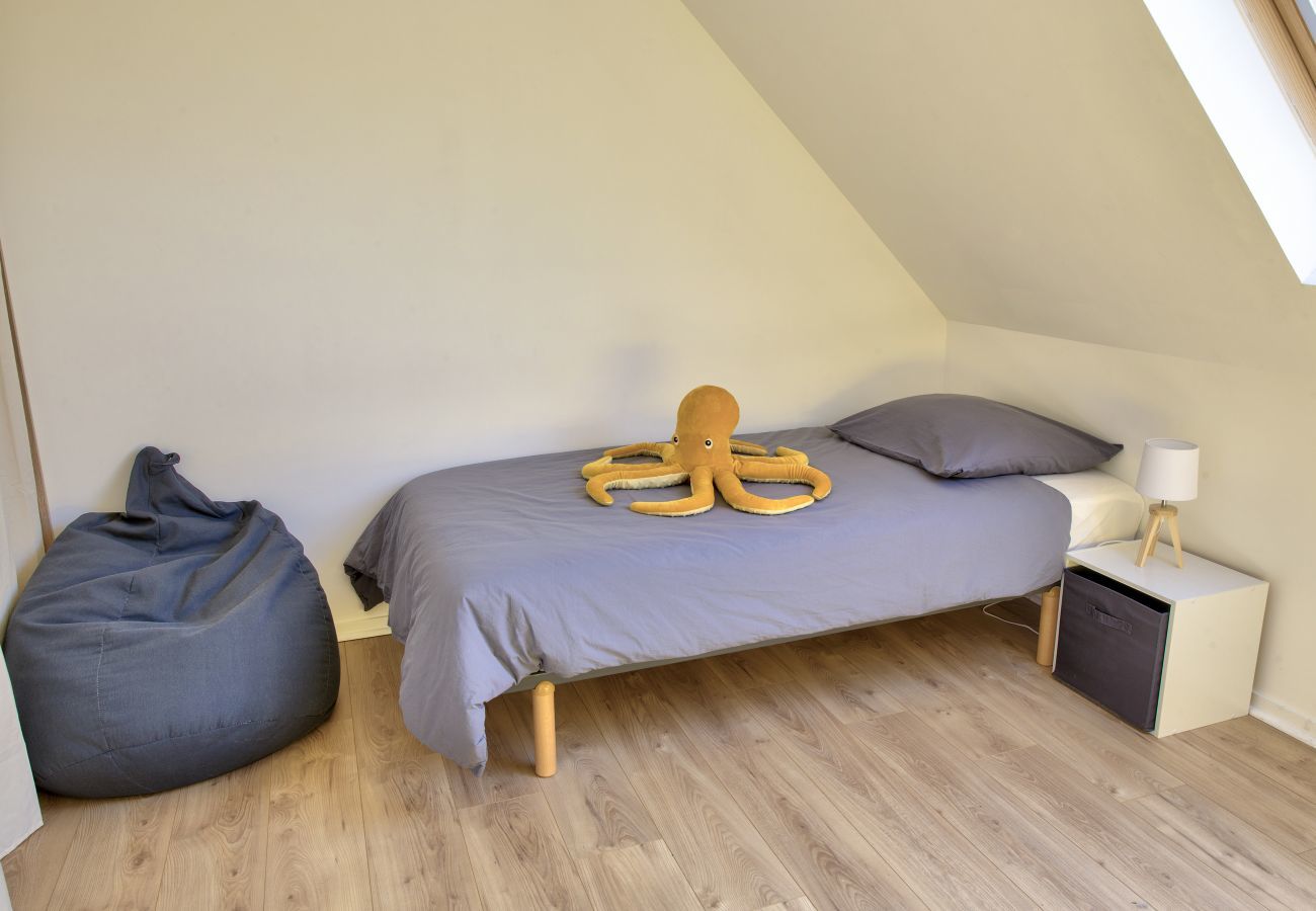 Ferienhaus in Ile Tudy - 400m vom Strand von Le Téven, Haus für 6