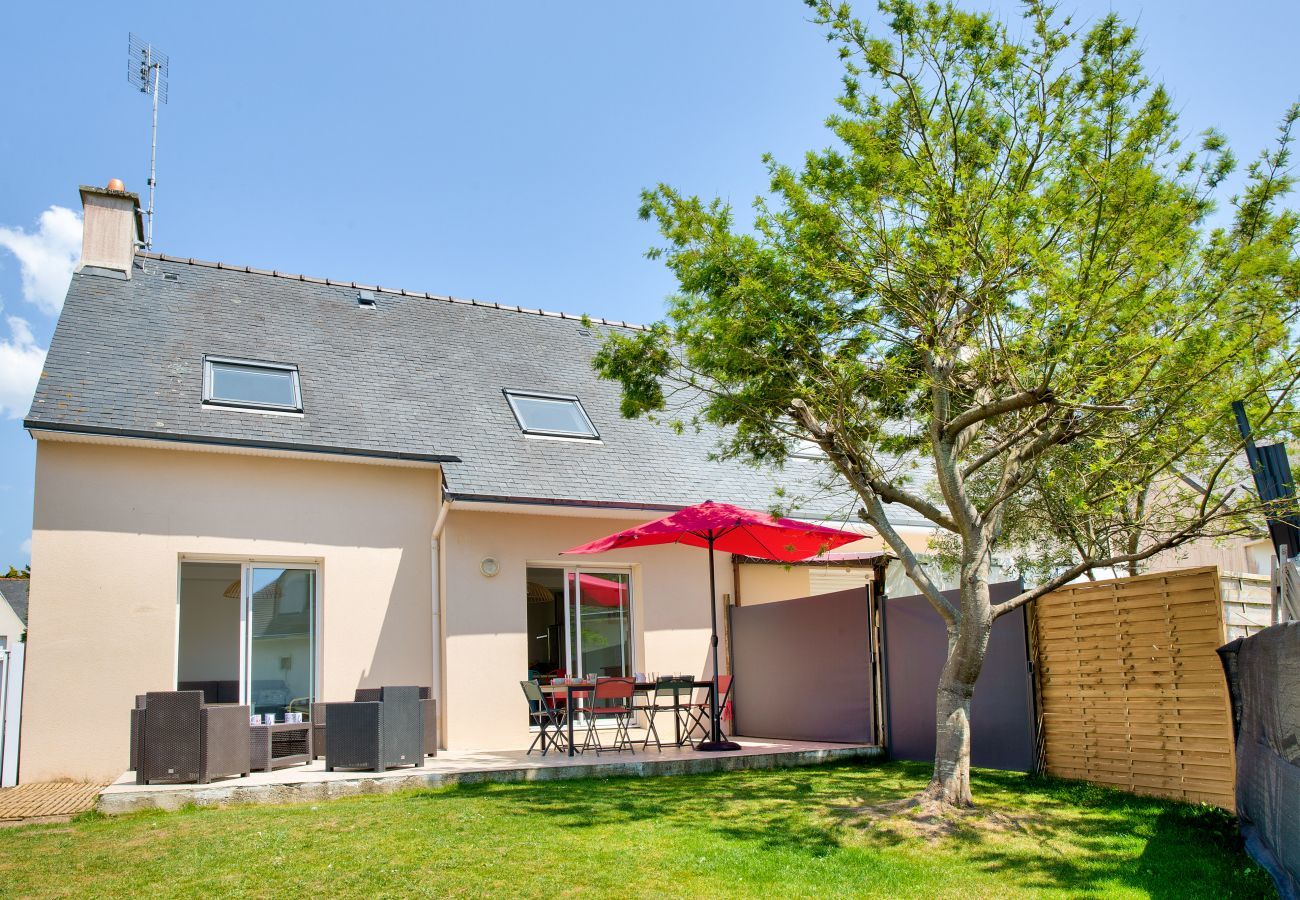 Ferienhaus in Ile Tudy - 400m vom Strand von Le Téven, Haus für 6