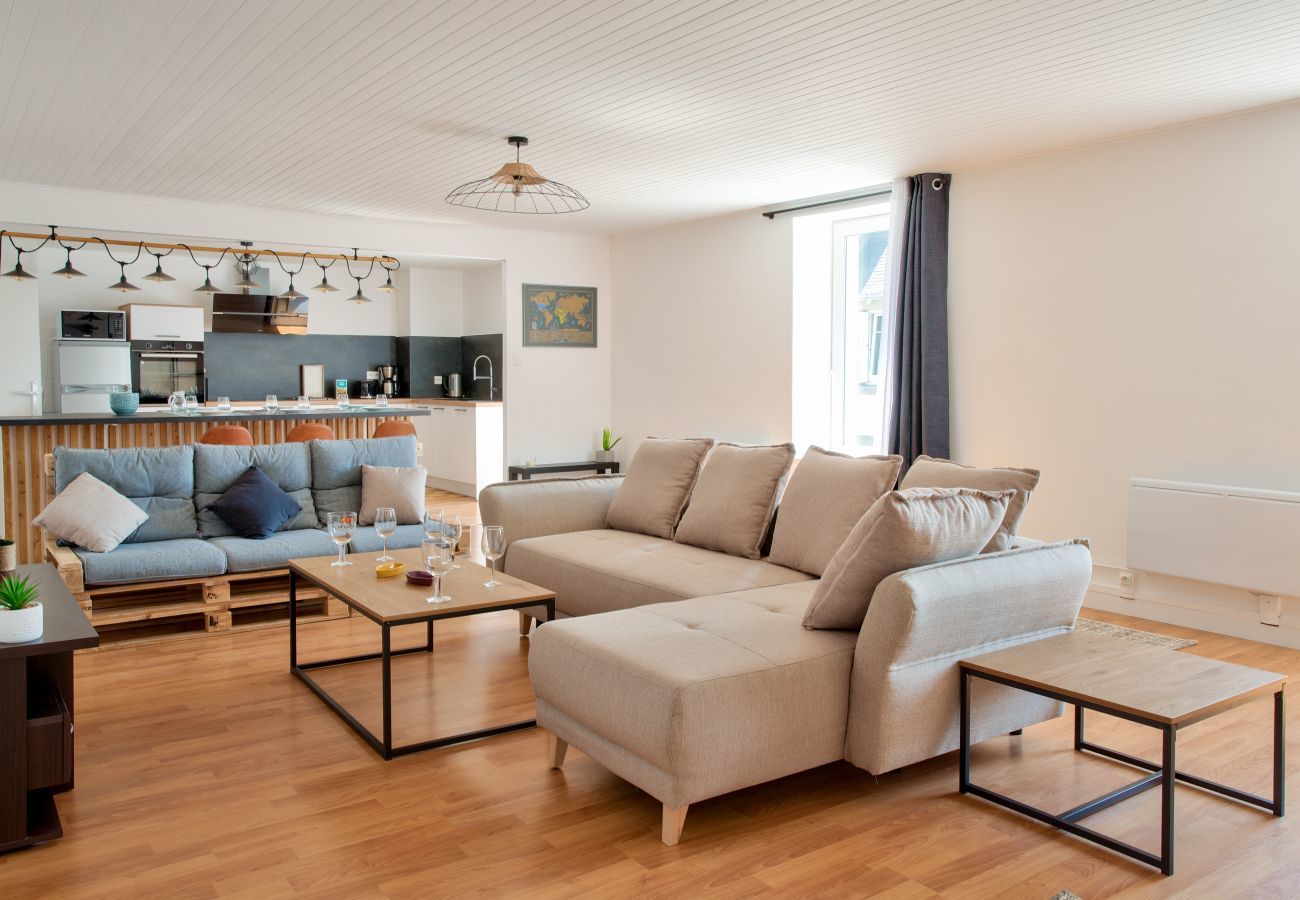 Ferienwohnung in Loctudy - 100m vom Hafen von Loctudy, schöne Wohnung für 6