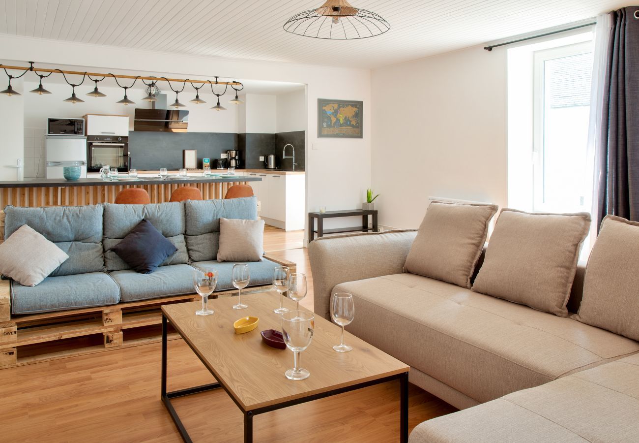 Ferienwohnung in Loctudy - 100m vom Hafen von Loctudy, schöne Wohnung für 6