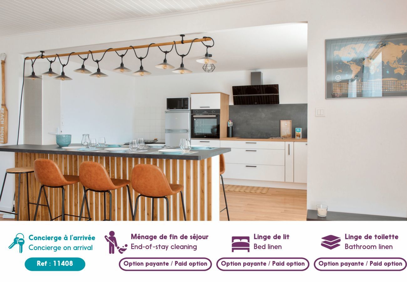 Ferienwohnung in Loctudy - 100m vom Hafen von Loctudy, schöne Wohnung für 6