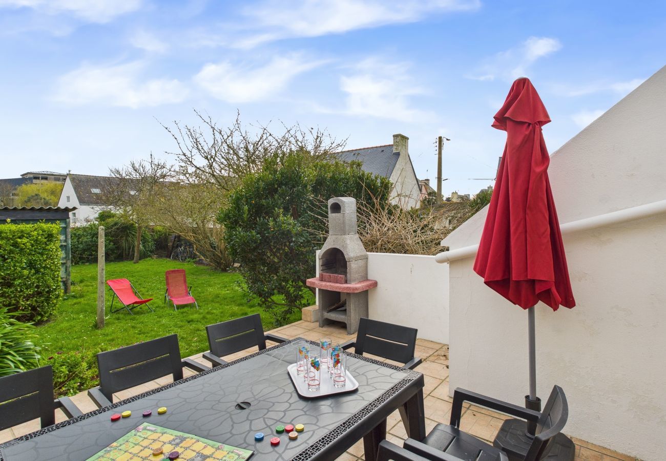 Ferienhaus in Le Guilvinec - Plage de la Grève Blanche in 600m - Haus für 8