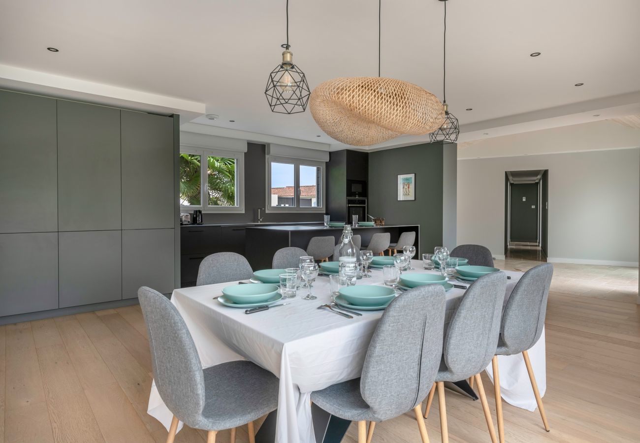 Ferienhaus in Pornic - Haus mit Pool für 8 Erwachsene - 2 Kinder