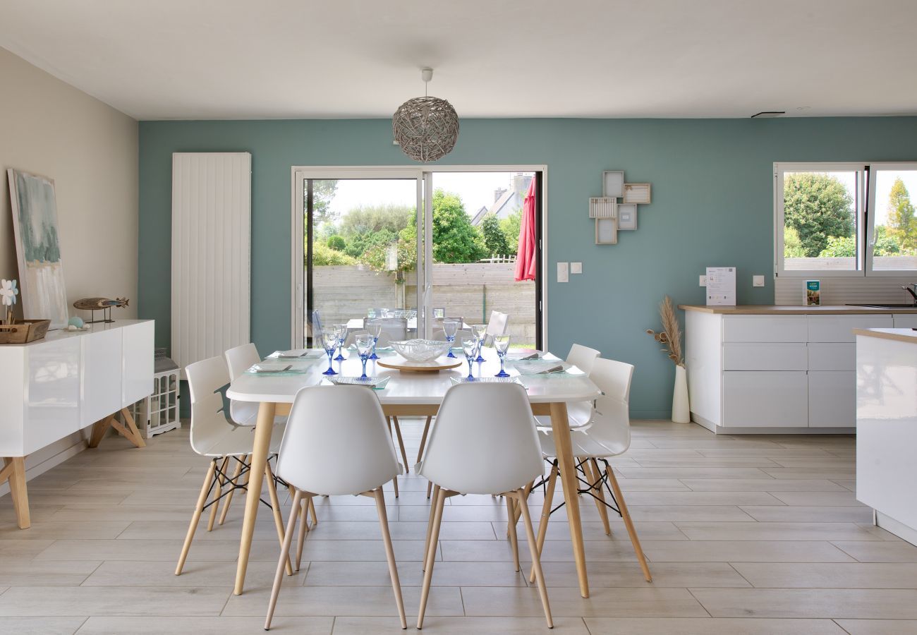 Ferienhaus in Plobannalec-Lesconil - Haus für 8 mit Garten, 1km bis zum Strand