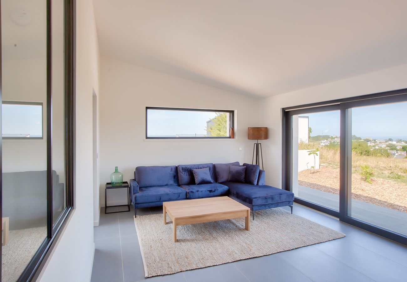 Ferienhaus in Pléneuf-Val-André - Neue Villa mit Pool Meerblick für 9