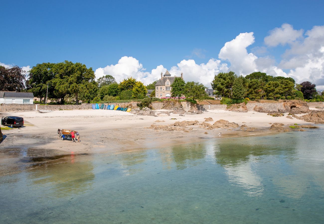 Ferienwohnung in Fouesnant - 400 m Strand Cale de Beg Meil, Kokon für 2 Personen