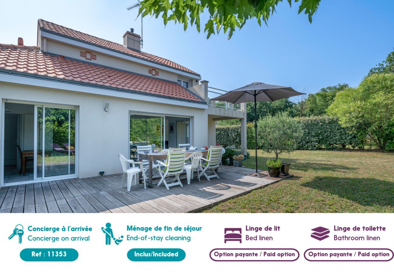 Ferienhaus in Pornichet - 600 m zum Strand – Haus für 8 – Garten