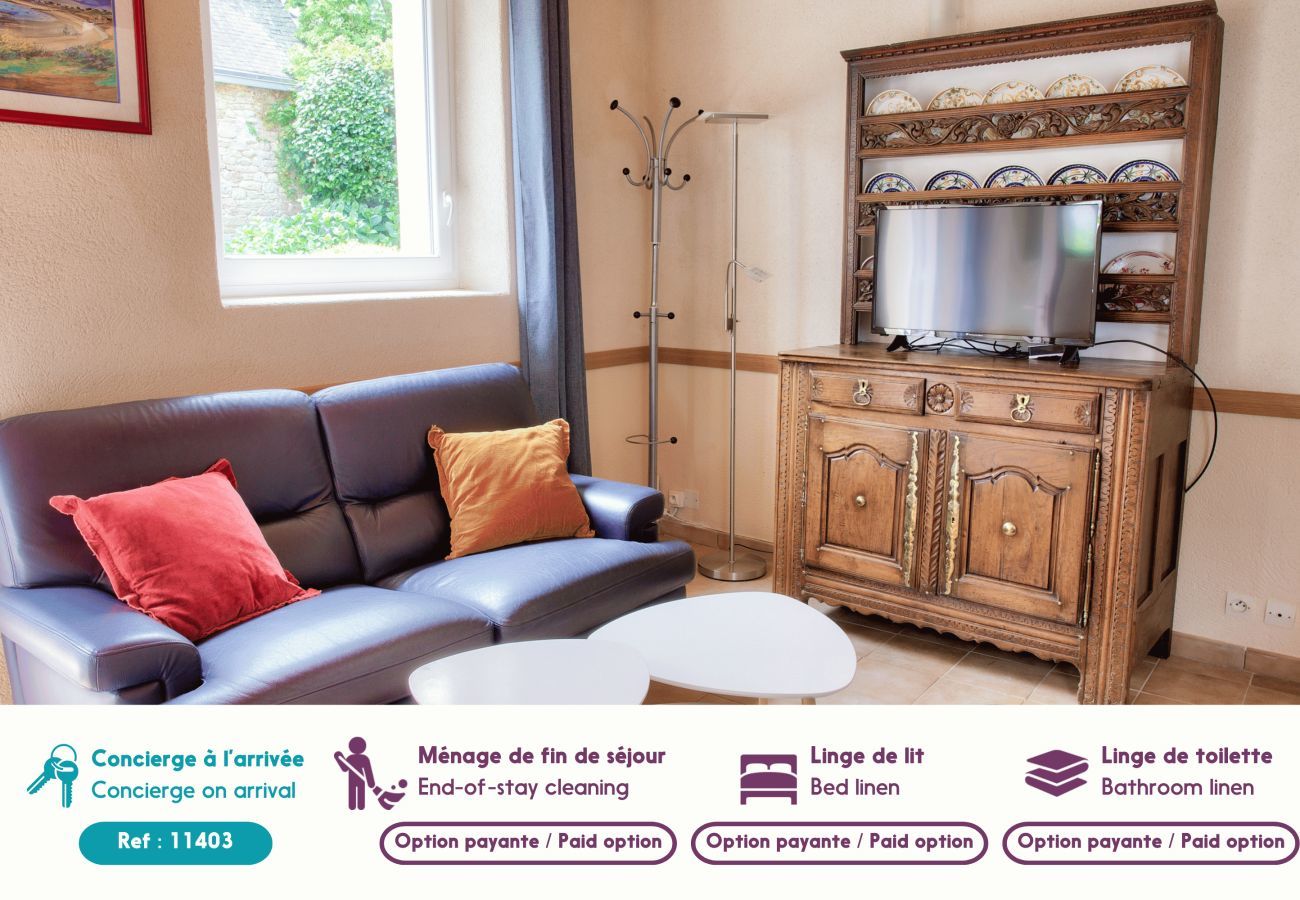Ferienhaus in Plogastel-Saint-Germain - Penty bretonisch für 4 in Plougastel St Germain