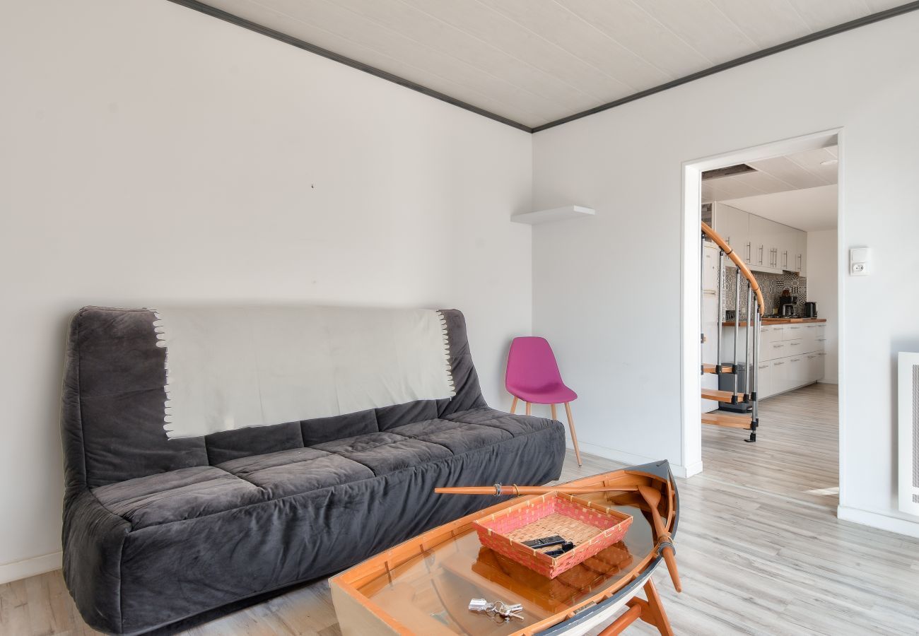 Ferienhaus in La Barre-de-Monts - Haus für 7, 100m bis zum Strand - Garten